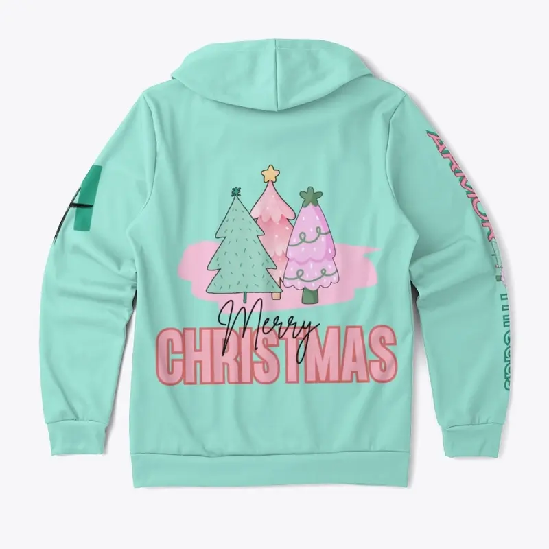 Pink and Teal Christmas