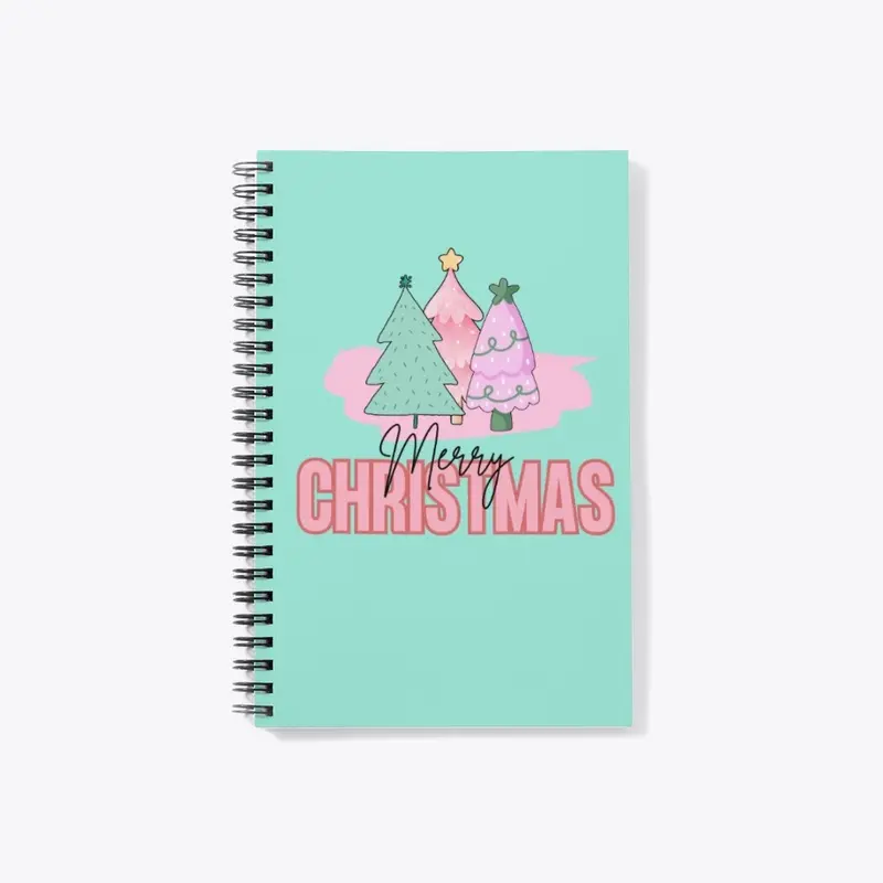 Notebook Pink Christmas